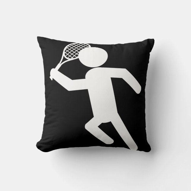Tennis Player - Tennis Symbol Kudde (Framsida)