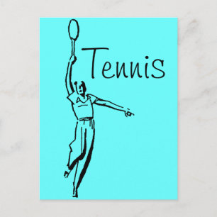 Tennis Player Vykort