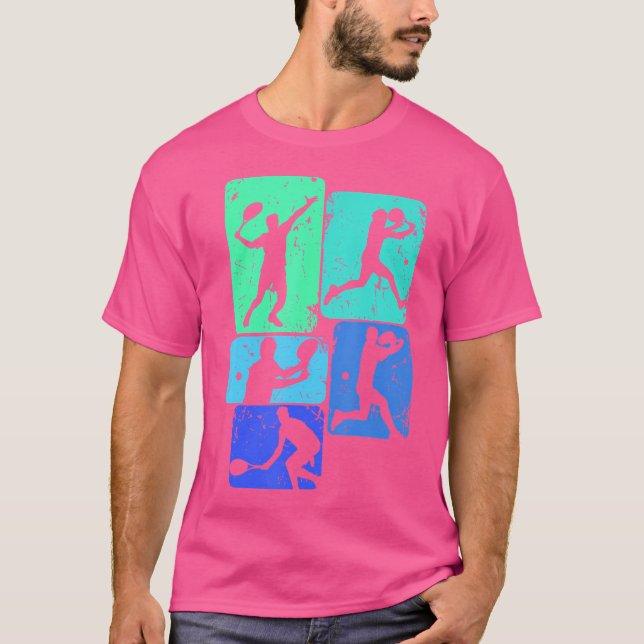 Tennis Player Youth Boys Kids Manar T Shirt (Framsida)