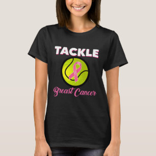 Tennis Players Rosa Ribbon Breast Cancer T Shirt