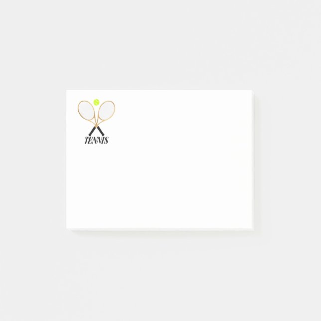 Tennis Post-it Block (Framsida)
