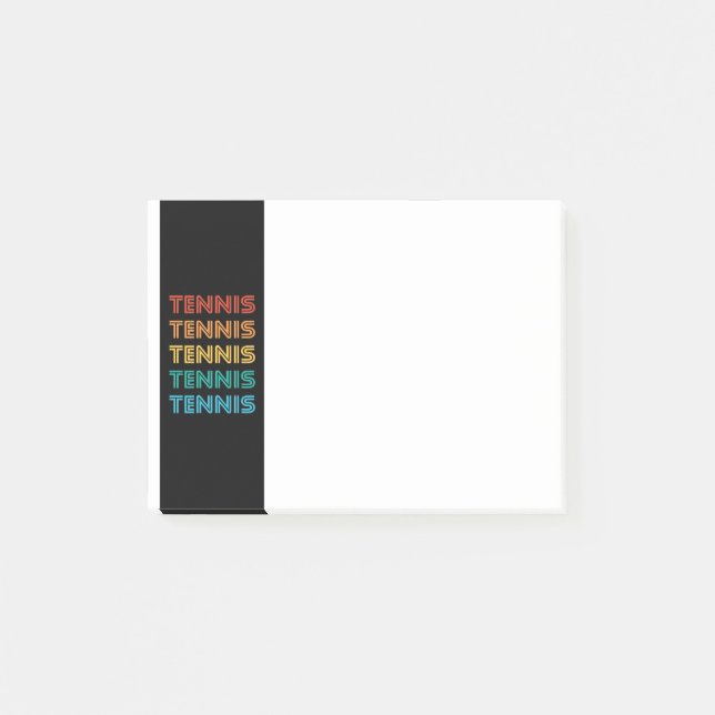 Tennis Post-it Block (Framsida)
