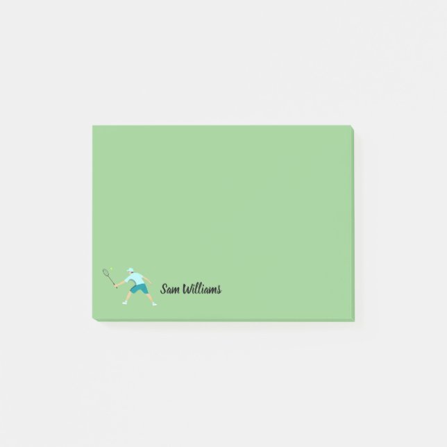 Tennis Post-it Block (Framsida)