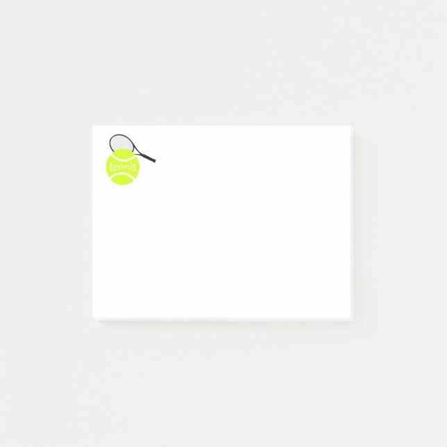 Tennis Post-it Block (Framsida)