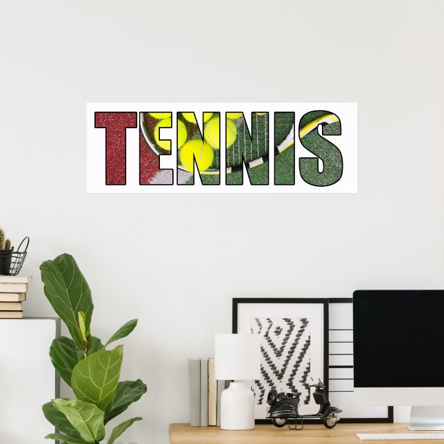 Tennis Poster (Hemmakontoret)