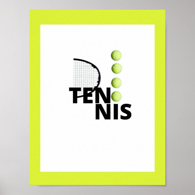 TENNIS POSTER (Framsidan)