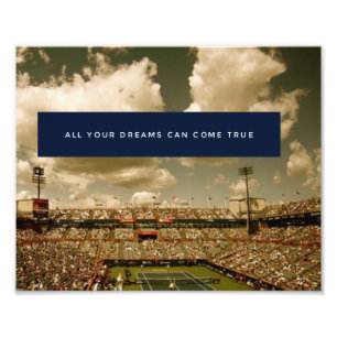 Tennis Poster Motivation Inspirational Success
