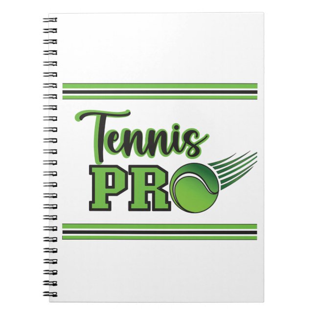 Tennis Pro Anteckningsbok (Framsidan)