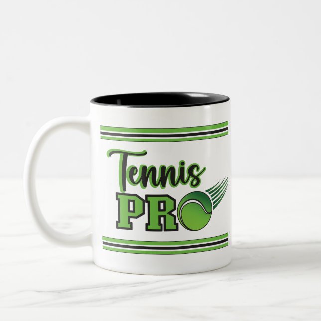 Tennis Professionell Två-Tonad Mugg (Vänster)