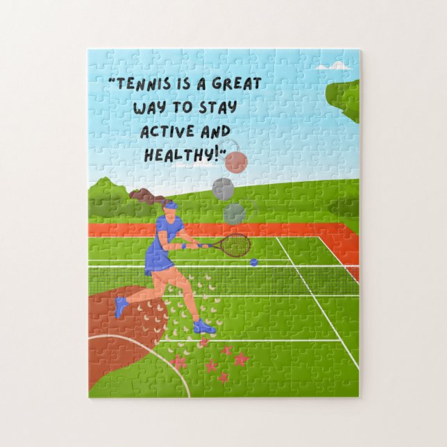 Tennis Puzzles for Tennis Player Pussel (Vertikal)