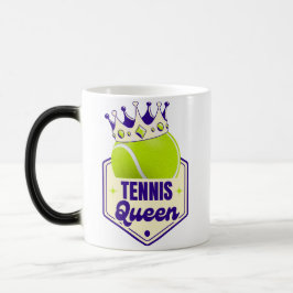 Tennis Queen - Court Stil för Racket Royal Magisk Mugg