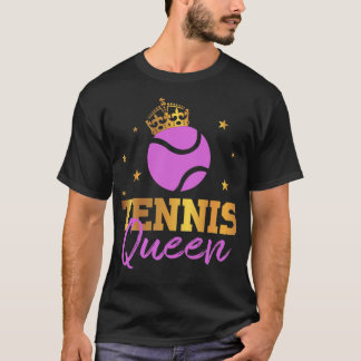 Tennis Queen tennis-spelare, monkey tenn T Shirt