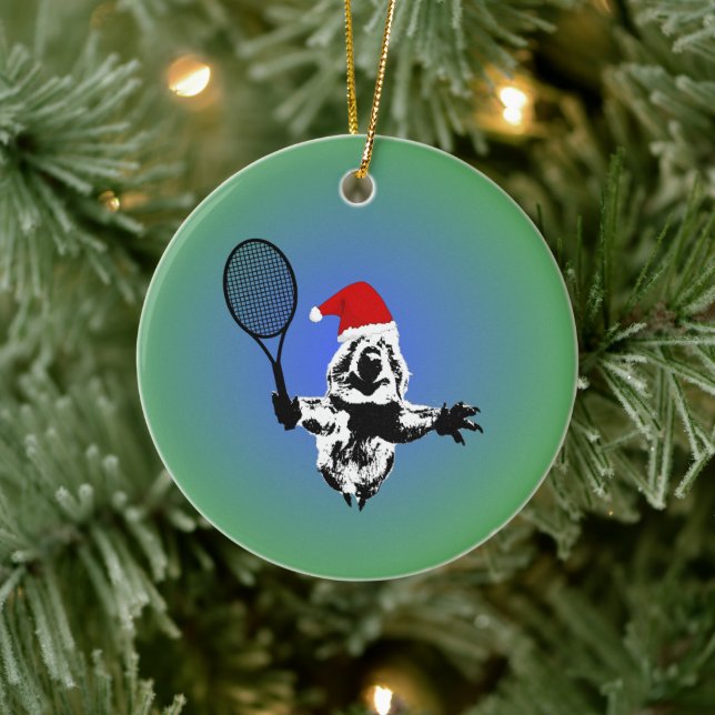 Tennis Quokka jul Ornament (Träd)