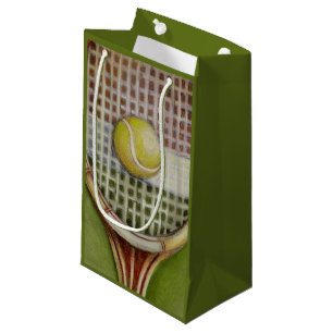 Tennis Racket med Boll Lutning vid domstolen