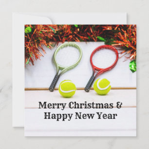 Tennis racket med julklapp Dekoration