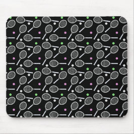 Tennis Racket Mönster Musmatta