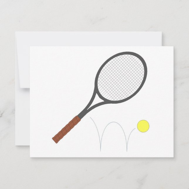 Tennis Racket och Boll (Framsida)