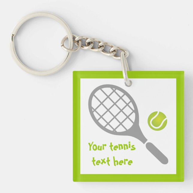 Tennis racket och boll anpassningsbar (Framsidan)