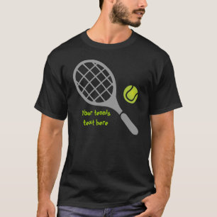 Tennis racket och boll anpassningsbar tee