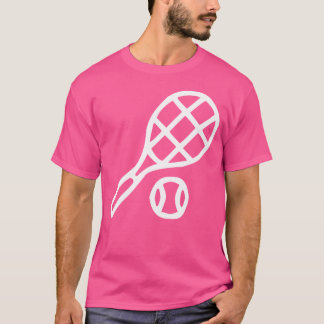 Tennis Racket och Boll T Shirt