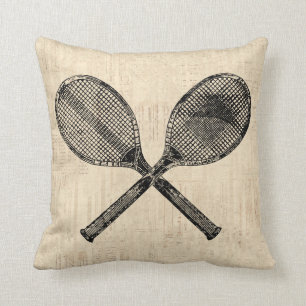 Tennis Rackets Antique Tennis Racquet Papprare Kudde