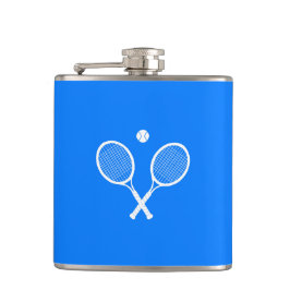 Tennis Rackets Blue Background Fickplunta