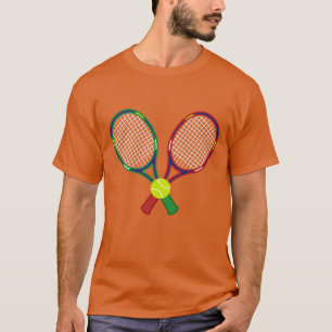 Tennis Rackets & Boll T Shirt