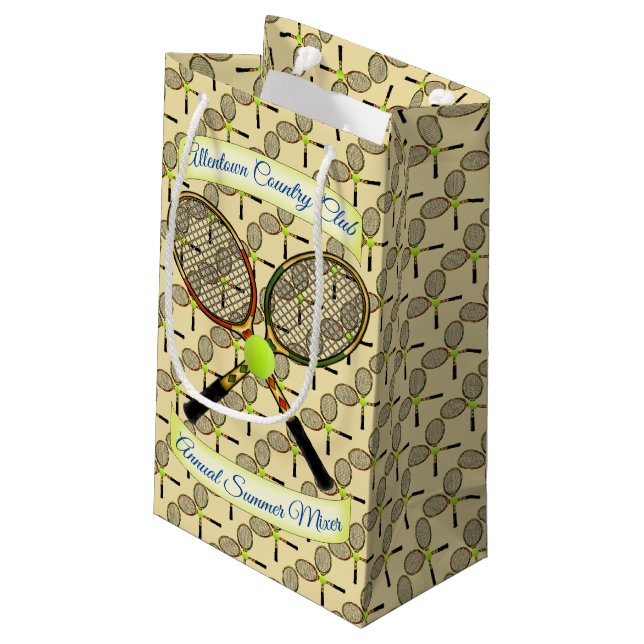 Tennis Rackets Gift Bag (Baksidan Vinklad)