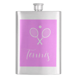 Tennis Rackets och Boll Deep Rosa Fickplunta