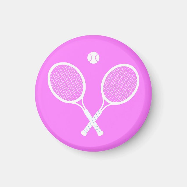 Tennis Rackets och Boll Magnet (Framsidan)
