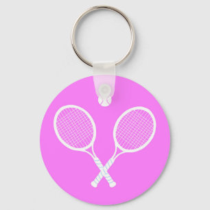 Tennis Rackets och Boll Nyckelring