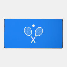 Tennis Rackets och Boll Party Blue