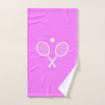 Tennis Rackets och Boll Rosa Hälsa