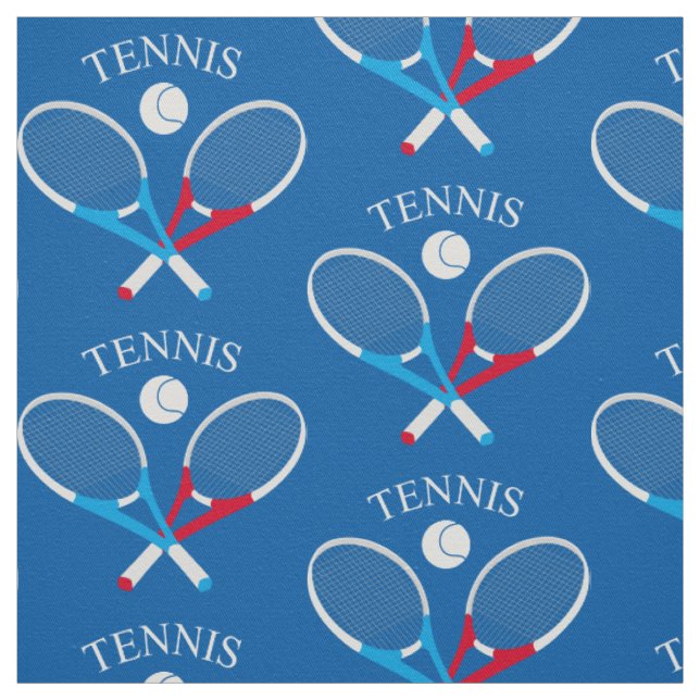 Tennis rackets och tennis boll tyg (Provkarta)