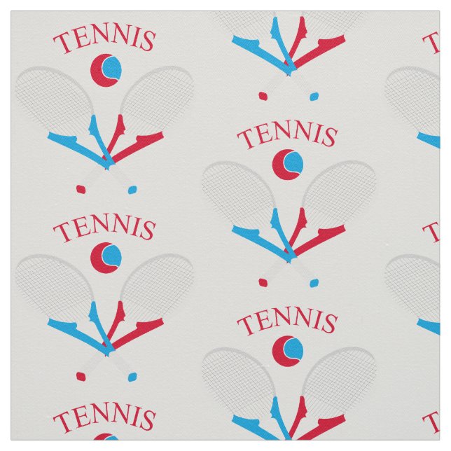 Tennis rackets och tennis boll tyg (Provkarta)