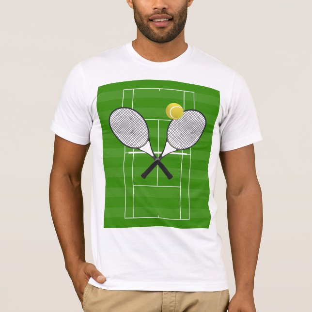 TENNIS RACKETS & Tennis Boll Tröja (Framsida)