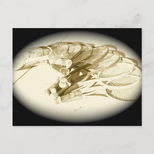 TENNIS RACKETS VYKORT (Framsida)