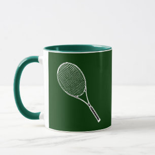 tennis racquet mugg