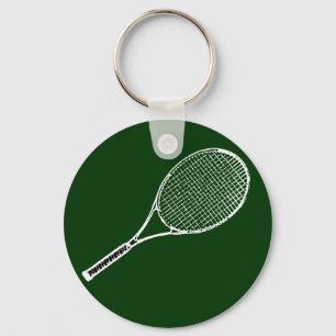 tennis racquet nyckelring