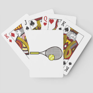 Tennis Racquet och Boll Casinokort