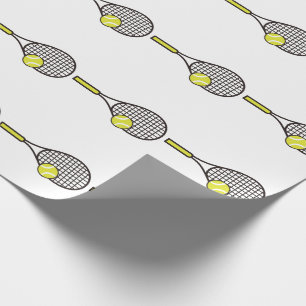 Tennis Racquet och Boll Presentpapper
