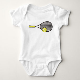 Tennis Racquet och Boll T Shirt