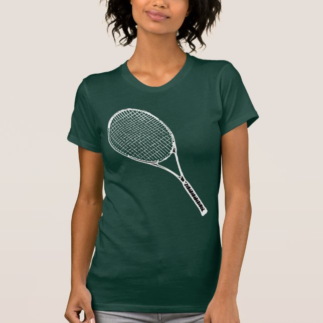 Tennis racquet t-shirt (Framsida)