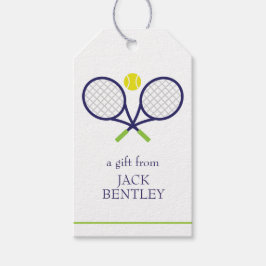 Tennis Racquets Personlig Gift Märkres Presentetikett