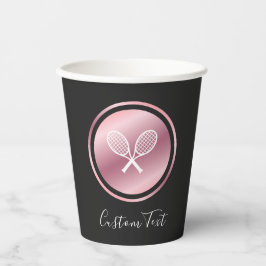 Tennis Ro Guld Rackets Anpassningsbar Text Player 