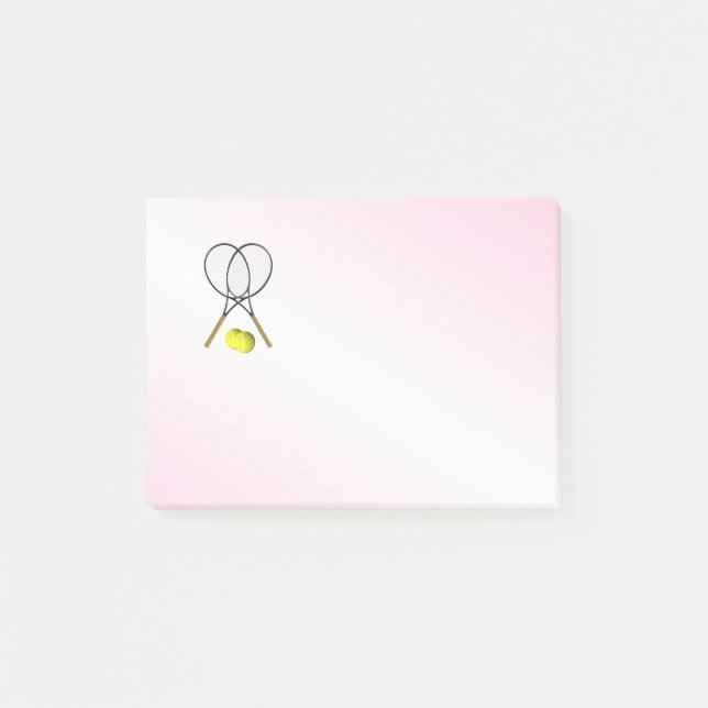 Tennis Rosa Sports Post-it Block (Framsida)