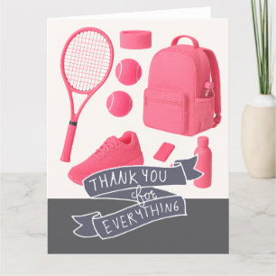 Tennis Rosa ThMB Folate-tackkort Tack Kort