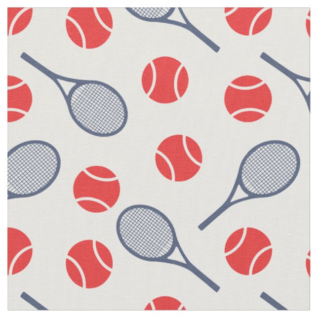 Tennis: Rött och flottan - anpassadet! Tyg (Närbild)