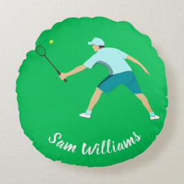 Tennis Rund Kudde