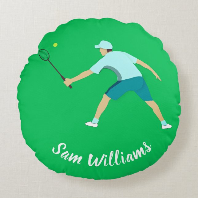 Tennis Rund Kudde (Framsidan)